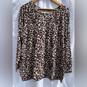Torrid Size 2 Super Soft Knit Leopard Sweater